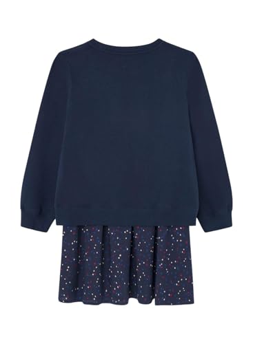 Pepe Jeans Para Menina. PG951678 Vestido Tilda Azul-Marinho (14AñOs= 164Cm), Casual, Manga Comprida, SustentáVel, Moda Infantil - 2