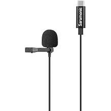 Saramonic LavMicro U3-OA | Compact Clip-On Omnidirectional Lavalier Microphone Designed for DJI Osmo Action with 6.6 2m Cable & USB-C Connector