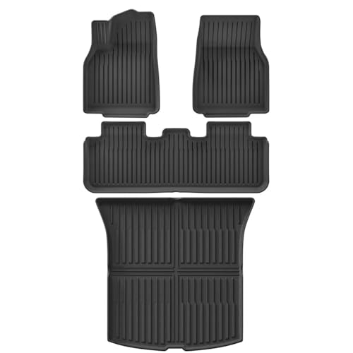 Tapis de coffre Tesla Modèle Y en TPE haut de gamme finition noire