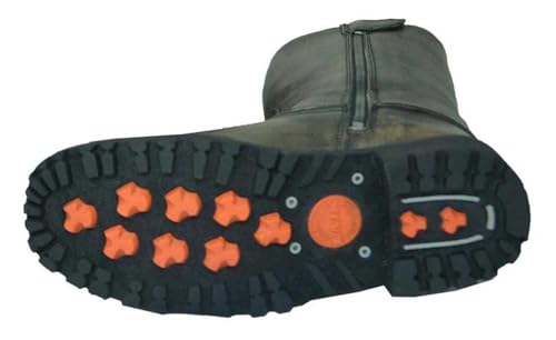 Men's Premium Leather Antique Motorcycle Boots, Classic Brown 10004-M4