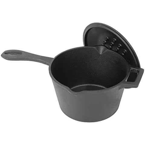 Bayou Classic 7448 2.5-qt Cast Iron Sauce Pot Cover