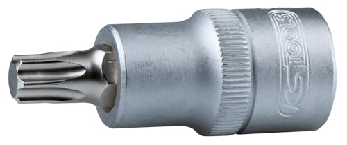 Llave de vaso Torx T10 con punta para carraca de 1/2 con colgador de panel