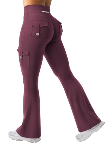 Image of YEOREO CoreFlex Women Workout Flare Leggings