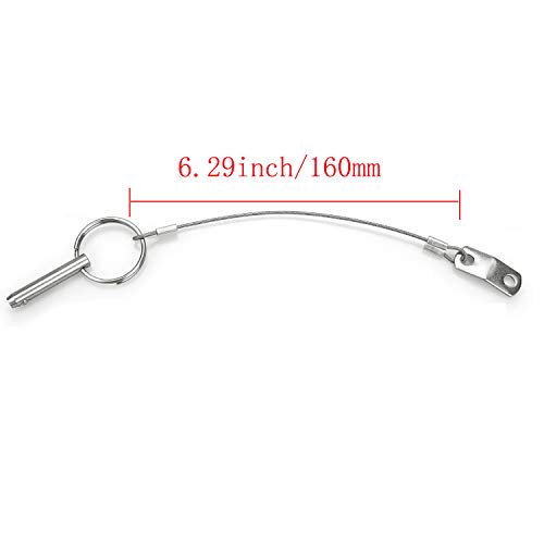 Broche supérieure bimini pour sécuriser le taud de soleil du bateau