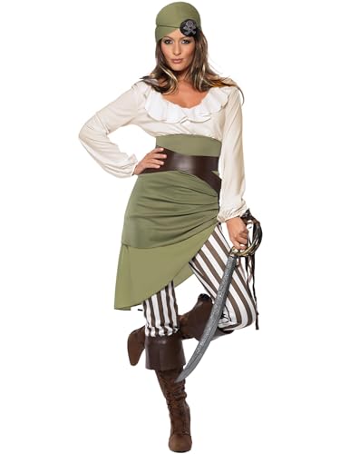 Smiffys Shipmate Sweetie Costume, Green Halloween und Karneval