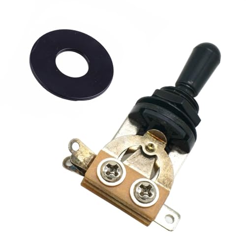 ギター交換用 アクセサリー ブラック ギター 3 ウェイ トグル コンバーター コンバーター プレート付きエレキギター セレクター コンバーター パーツ