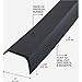 M-D Building Products 03723 9 ft. Black Rubber Garage Door Bottom Seal