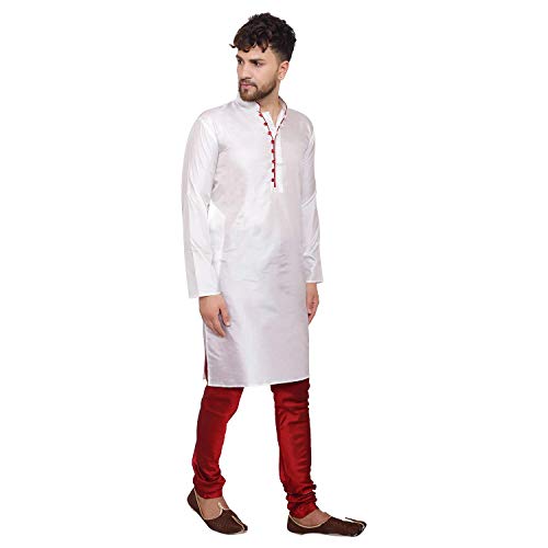 Image of Royal Kurta Men's Silk Blend Kurta Pyjama Set