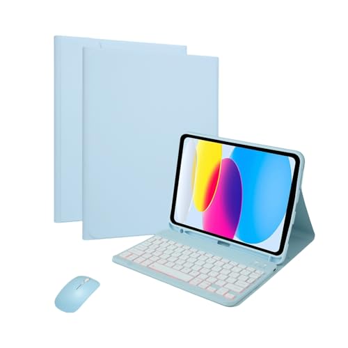 Clavier et souris pour Samsung Galaxy Tab S8 Plus et S7 FE coque fine 12.4