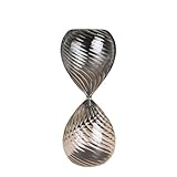 MRKU Reloj de Arena con Temporizador, 2 Piezas, de Cristal Transparente, Colorido, para decoración del hogar, cumpleaños