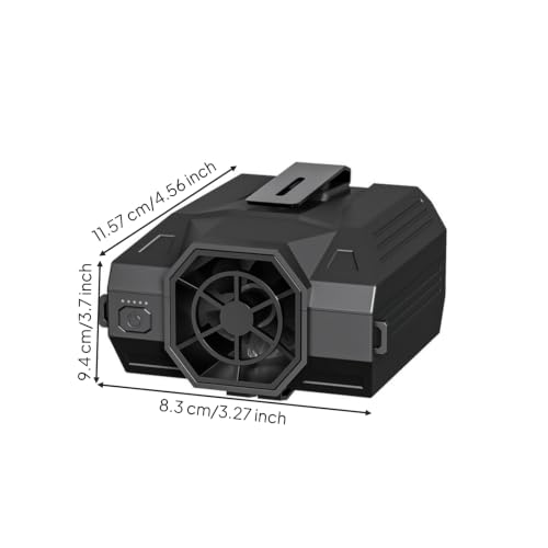 Ventilador portátil cintura predolo flujo de aire potente y batería USB para operarios externos 5