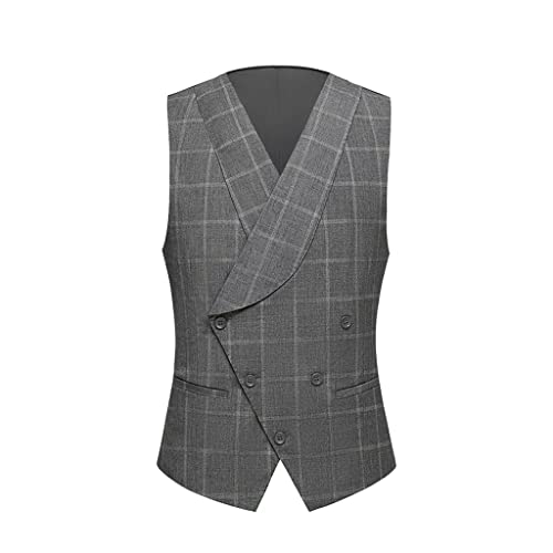 3 Pieces Men's Suit Set Customized Tailored Plaid Business Dress Men Suits Groom's Wedding Tuxedo3