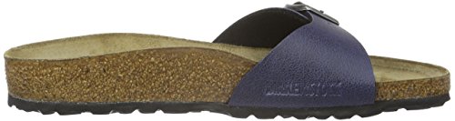 Birkenstock Madrid Ciabatte Donna, Blu (Pull Up
