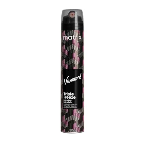 Image of Matrix Vavoom Triple Freeze Extra Dry High Hold Hairspray, With An Ultra-Dry Mist For Long Lasting Lift, 300ml