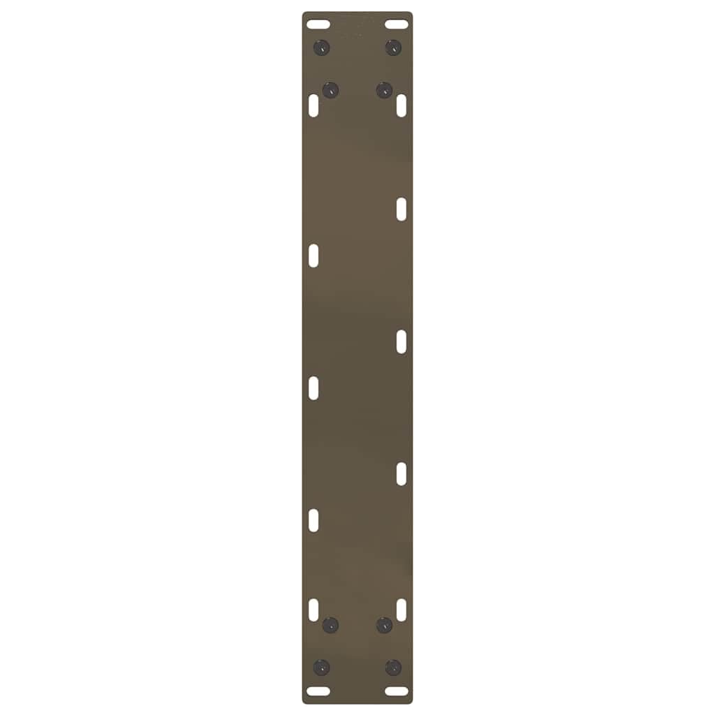 vidaXL Patas para Mesa de Bar en Forma de U (2 Unidades, Acero Natural, 50 x 90-91 cm)