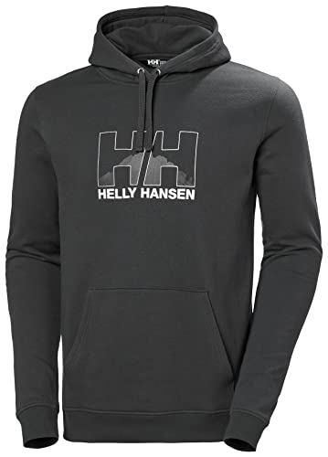Felpa Con Cappuccio Helly Hansen HH Box – Cotone Biologico, Stampa Logo Sul Petto