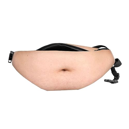 Sac banane contre le vol avec motif poils artificiels amusant
