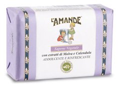 Vegetable Soap with Mauve and Calendula Extracts 200 gr – Softening and Refreshing