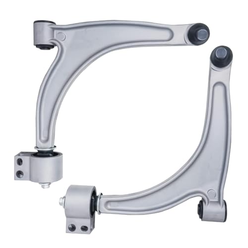 Image of Detroit Axle - 8pc Front End Kit for 2004-2012 Chevy Malibu Pontiac G6 Saturn Aura 2005 2006 2007 2008 2009 2010 2011, 2 Lower Control Arms Ball Joint 2 Sway Bars 4 Outer Inner Tie Rods Replacement