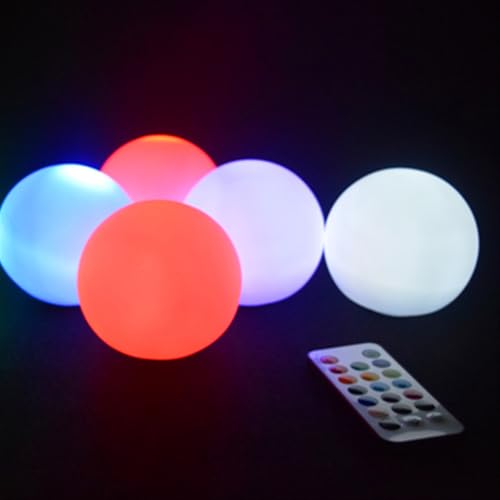Luces decorativas de jardín redondas YARNOW de 8cm impermeables 3