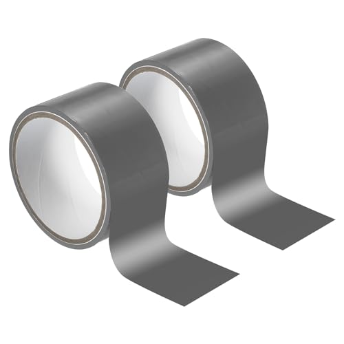 PATIKIL Non Stick Static Tapes 2 in x 33 Ft, 2 Roll Duct Tape No Glue Electrostatic Adsorption Tape for Organizing Cables Securing Crafts, Silver