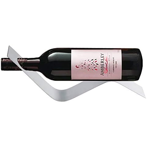 HERCHR Estante de Vino Decorativo de Acero Inoxidable Cover