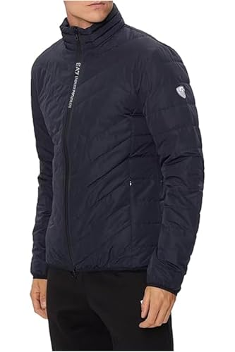  EA7 GIACCA GIUBBOTTO UOMO BLU ARMANI EMPORIO ARMANI 7 PIUMINO 100 GRAMMI EA XXS BLU