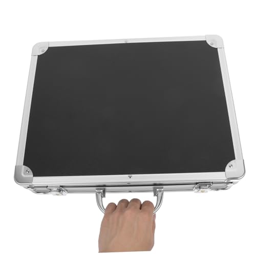 Uonlytech Aluminum Alloy Tool Box Shockproof Design Portable Storage Case for Tools and Gadgets Lightweight Handheld Briefcase for Professionals and Enthusiasts3