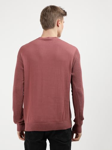 Calvin Klein Jeans Herren MONOLOGO SWEATER J30J325671, Purple (Apple Butter), XXL 5
