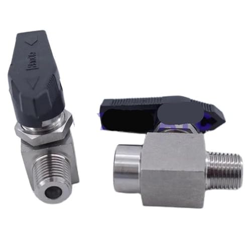 Válvula de bola 1/8 inoxidable para regular fluidos en espacios reducidos 4