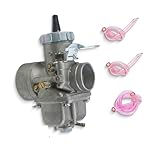 Fácil de instalar y usar. Carburador VM38 de 38 mm for motocicleta, compatible con carburadores de corredera redonda de la serie VM, TZ350 y VM38-9 for motos de cross, quads y cuatrimotos de 2 tiempos de 250 a 500 cc.