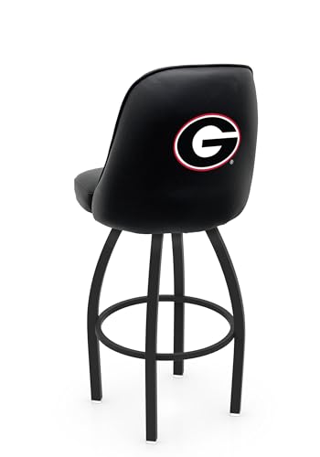 L048 Logo Grizzly Georgia G Swivel Bar Stool