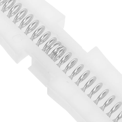 4PCS Bifold Door Spring Slide - Mecanismo Guía con Resorte para Puerta Plegable de Clóset de ABS Compatible con Puertas de 1" a 1-3/8" - Guía de Riel de Herrajes Fácil Instalación miniatura 3