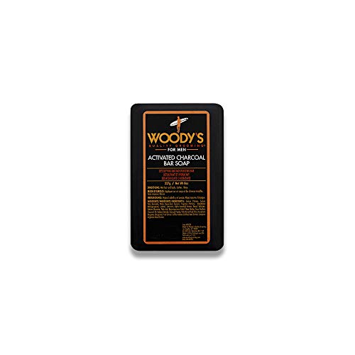 Woody's Activated Charcoal Bar Soap 248 g