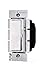 Hubbell Wiring Systems RDVELV300PAL tradeSELECT Single Pole Rocker Decorator Dimmers/Preset Lighting Control with Night Light, 300W Power, 120V AC, Almond