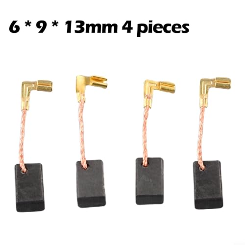 4 cepillos de carbono compatibles con CB459 CB460 GA4530 GA4534 GA5030 GA5034 JS1000 JS1601 PJ7000 TM3000C piezas de repuesto para amoladoras angulares y herramientas eléctricas, material de carbono y - imagen 9