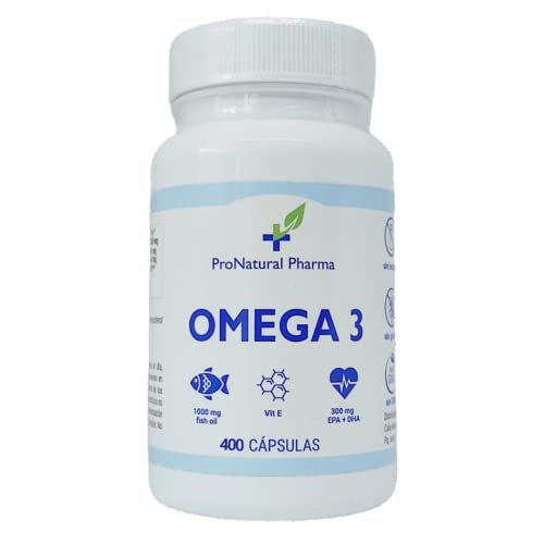 OMEGA 3 | 400 cápsulas | Aceite de pescado puro