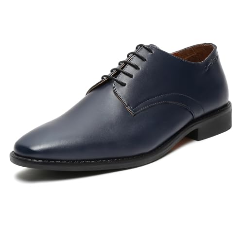 Image of LOUIS STITCH Men's Italian Leather Shoes Handmade Formal Lace Up Derbies for Men (RXPL)