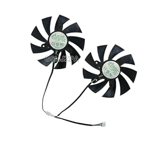 GSHJZPA Kühlung Lüfter für Zotac GeForce GTX 1660 1660Ti GA92A2H RTX 2060 2070 Super Mini Video Card