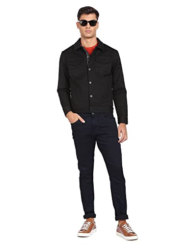 Image of Arrow Newyork Men's Textured Regular Fit T-Shirt
