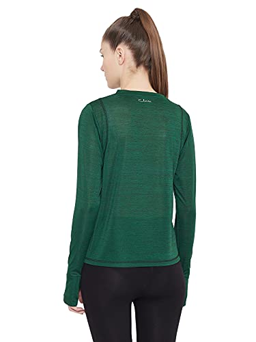 Image of Clovia Women's Activewear Full Sleeve Thumb Hole T-Shirt