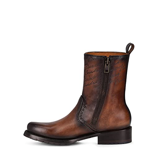Cuadra Men's Boot in Bovine Leather with Zipper Brown4