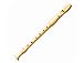 FLAUTA DULCE SOPRANO - Hohner (9517) Plastico (Barroca) (2 Piezas) Color Marfil (Funda Burdeos)