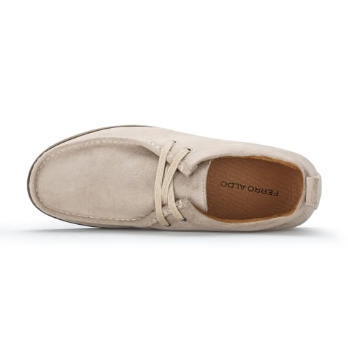 Image of Ferro Aldo Men's Dress Loafer Collection | Modern & Classic Slip-On Styles | Available in Suede, Woven, and Wholecut