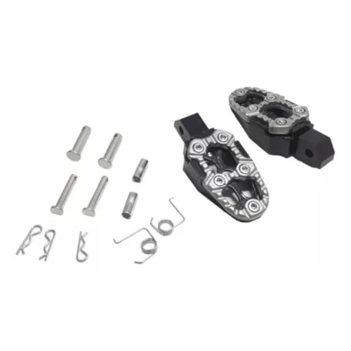 Pédales de modification de moto en alliage d'aluminium de haute qualité