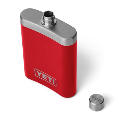 YETI Rambler Flask, Rescue Red, 7 oz (207 ml)