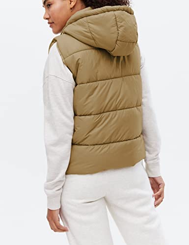 EsheSy Women's Puffer Vest with Removable Hood Sleeveless Full Zip Quilted Down Jacket2