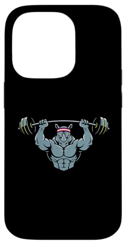 �W���̋ؗ̓t�@���̂��߂�Rhinoceros�E�G�C�g���t�e�B���O�O���t�B�b�N�B �X�}�z�P�[�X iPhone 14 Pro �p