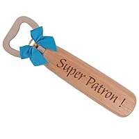 Décapsuleur Vive La France En Bois Gravé Sur Deux Faces