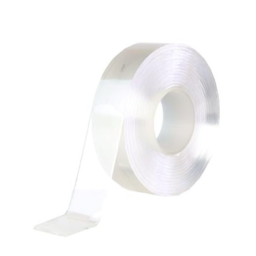 Heavy-Duty Double-Sided Tape - Reusable, Residue-Free, Transparent Nano Tape with Strong Adhesion, Acrylic Tape for Multiple Uses, Removable, Washable, Suitable for Home, Office, and Car!...